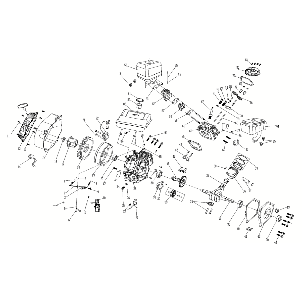 Мотопомпа бензиновая WPC-600