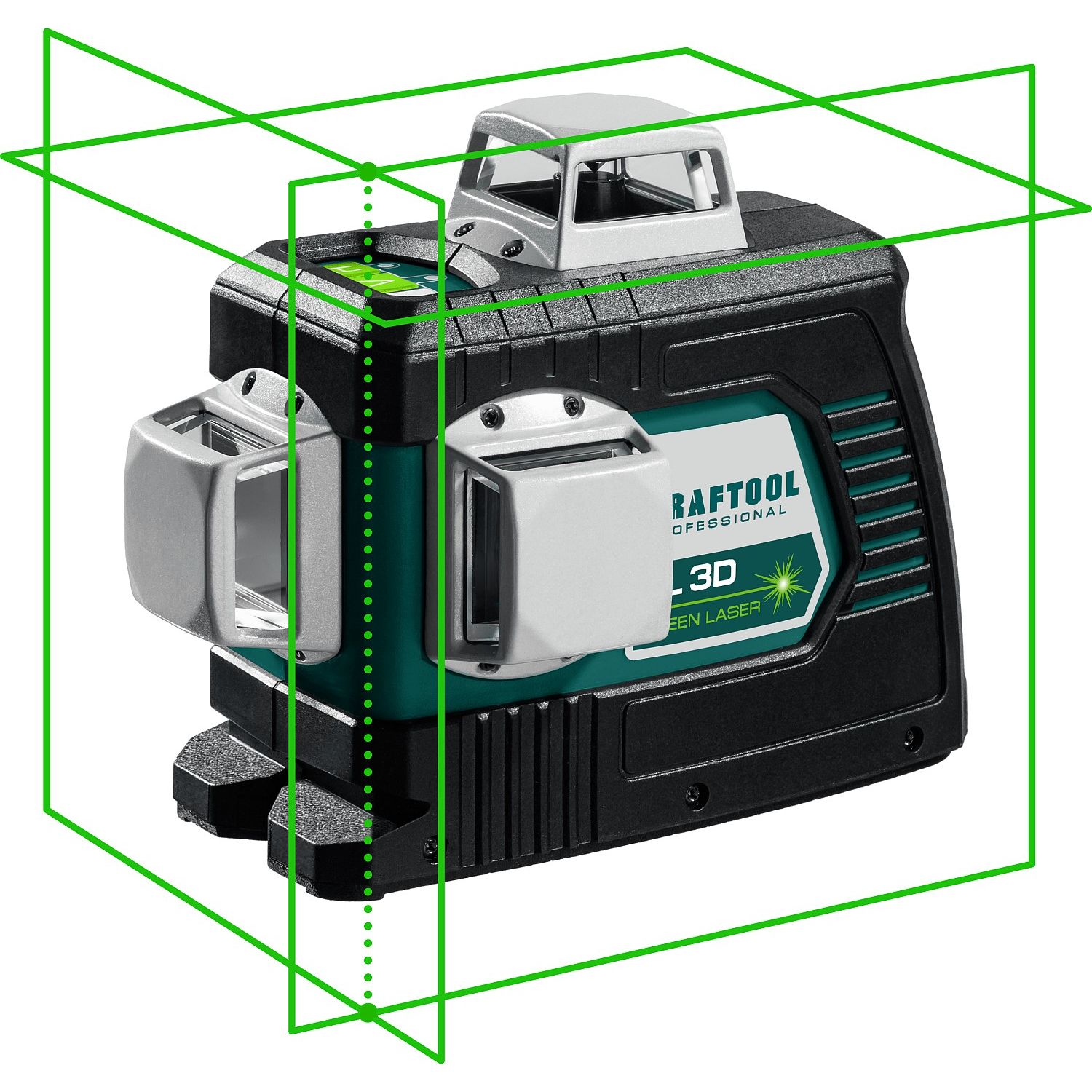 Нивелир лазерный  LLG3D зеленый 34641